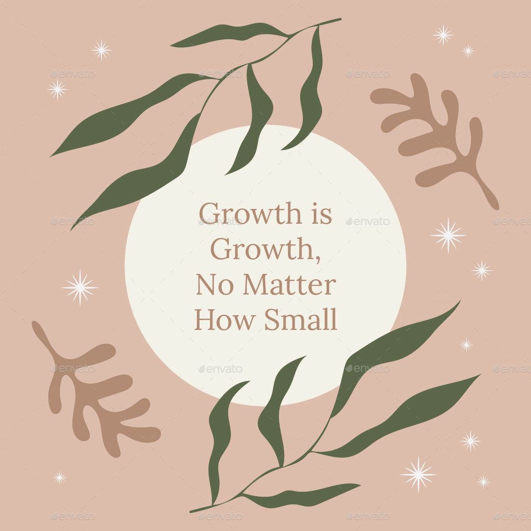 Boho Botanical Quotes Instagram Post,  Elements GraphicRiver